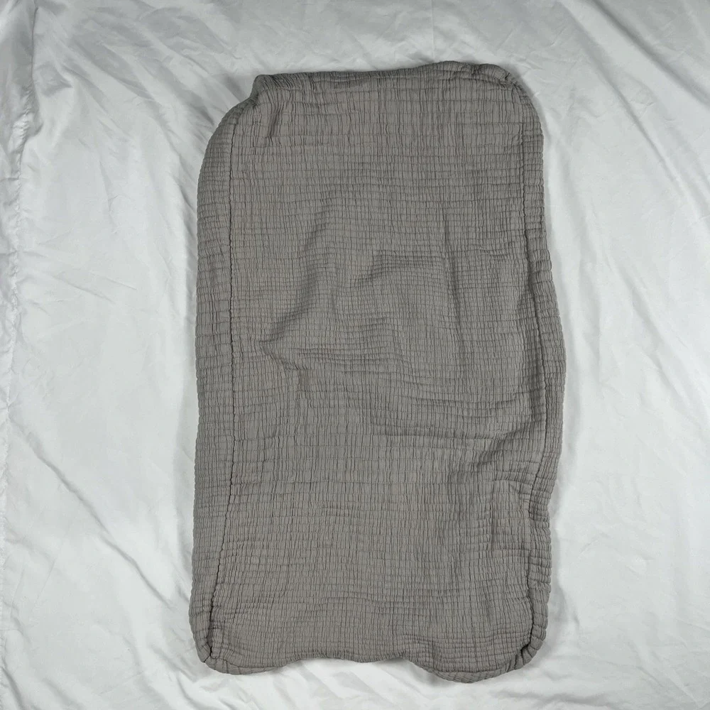 POTTERY BARN KIDS West‎ Elm Cotton Matelasse Changing Pad Cover Gray